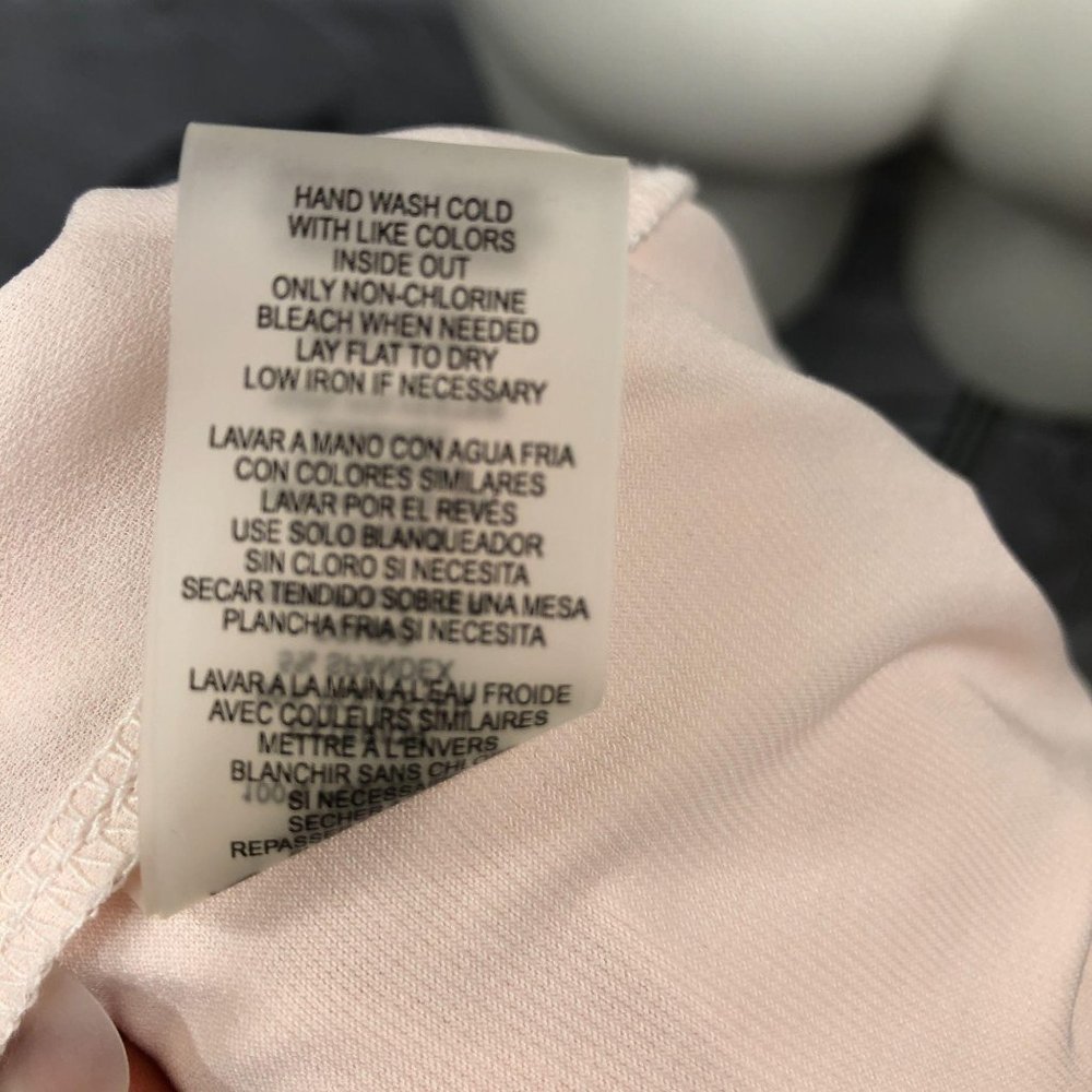 Karl Lagerfeld pink 3/4 sleeve blouse - Picture 12 of 13